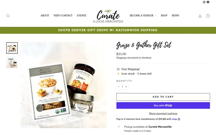 Graze & Gather Gift Set – Curate: A Local Mercantile — Curate: A Local Mercantile