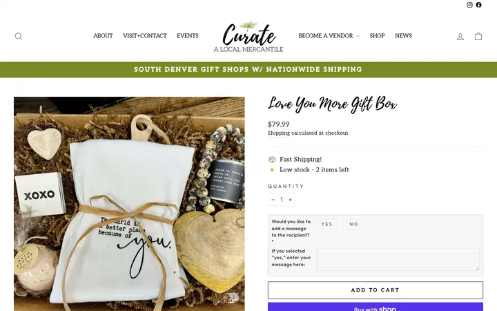Love You More Gift Box – Curate: A Local Mercantile — Curate: A Local Mercantile