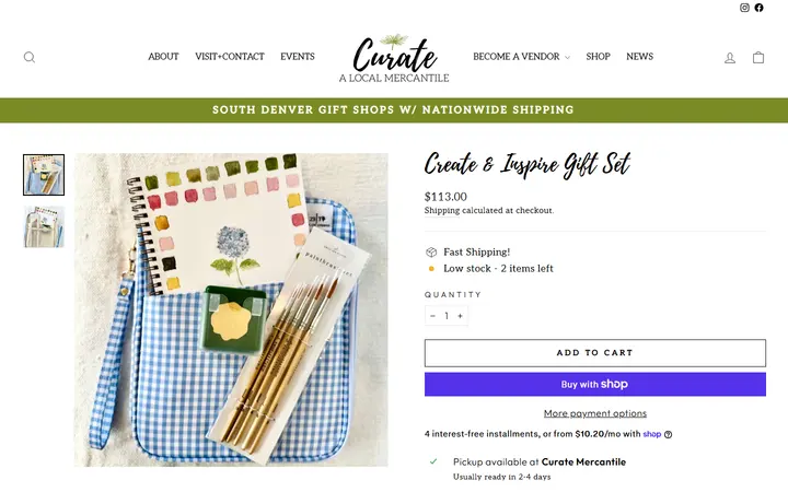 Create & Inspire Gift Set – Curate: A Local Mercantile — Curate: A Local Mercantile