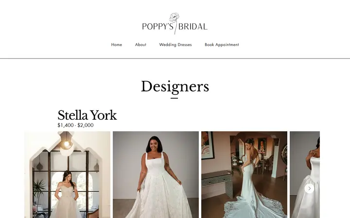 Designers | Poppy's Bridal — Poppy's Bridal