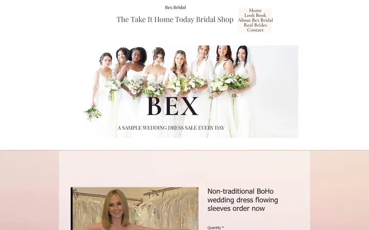 Non-traditional BoHo wedding dress flowing sleeves order now | Bex Bridal — Bex Bridal