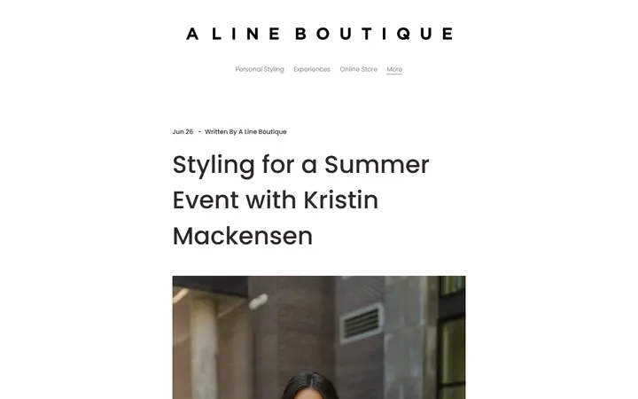Summer Event Styling Tips with Kristin Mackensen — A Line Boutique — A Line Boutique