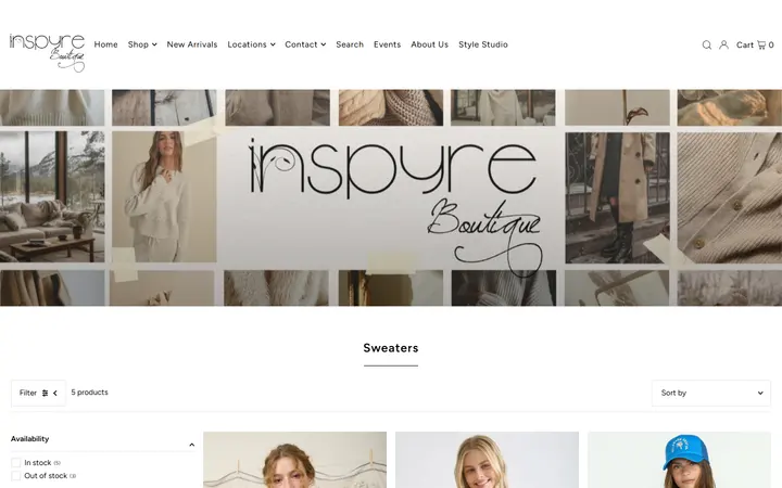 Cozy Sweaters | Inspyre Boutique — Inspyre Boutique - Park Meadows