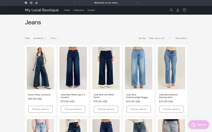 Jeans – My Local Boutique — My Local Boutique
