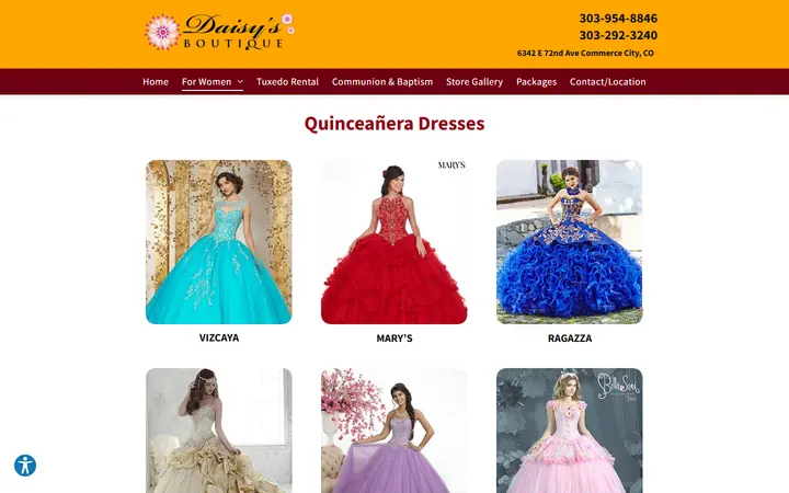 Quinceaneras | Accessories | Denver, CO — Daisy's Boutique