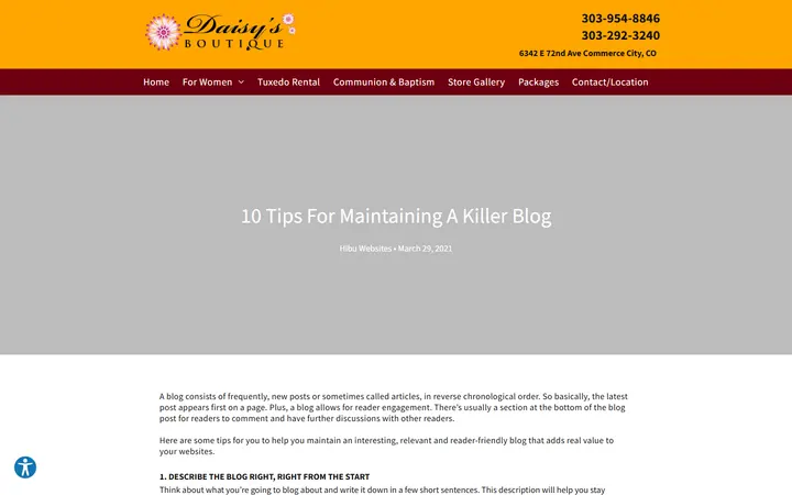 10 Tips For Maintaining A Killer Blog — Daisy's Boutique