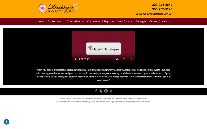 Hibu Video Splash — Daisy's Boutique