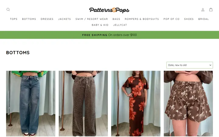 Bottoms – Patterns and Pops — Patterns & Pops