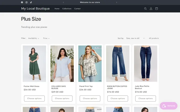 Plus Size – My Local Boutique — My Local Boutique