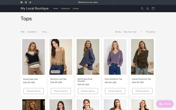 Tops – My Local Boutique — My Local Boutique