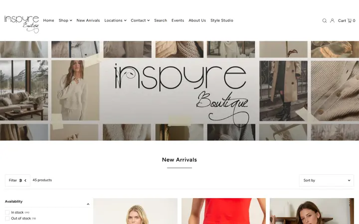 New Arrivals | Inspyre Boutique — Inspyre Boutique - Cherry Creek