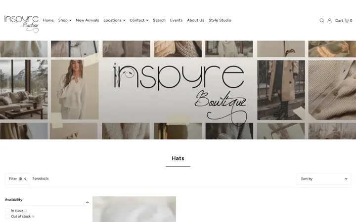 Boutique Hats & Scarves Online | Inspyre Boutique — Inspyre Boutique - Cherry Creek