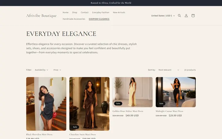 EVERYDAY ELEGANCE – Afrivibe Boutique — Afrivibe Boutique