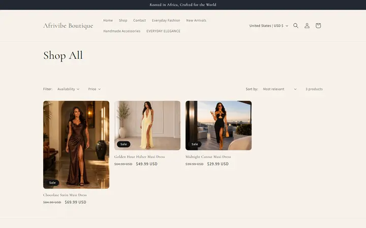 Shop All – Afrivibe Boutique — Afrivibe Boutique