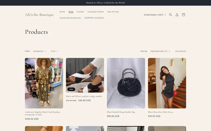 Products – Afrivibe Boutique — Afrivibe Boutique