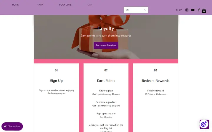 LOYALTY | Misscherellecakes — Te'z Boutique