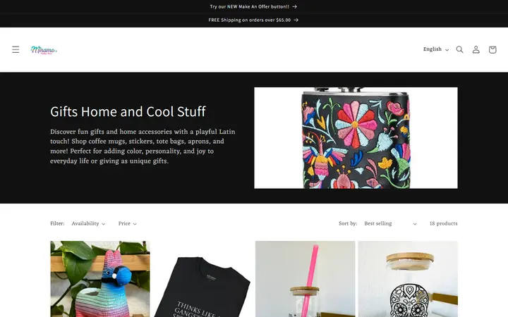 /collections/gifts-home-and-cool-stuff — Mirame Boutique Room