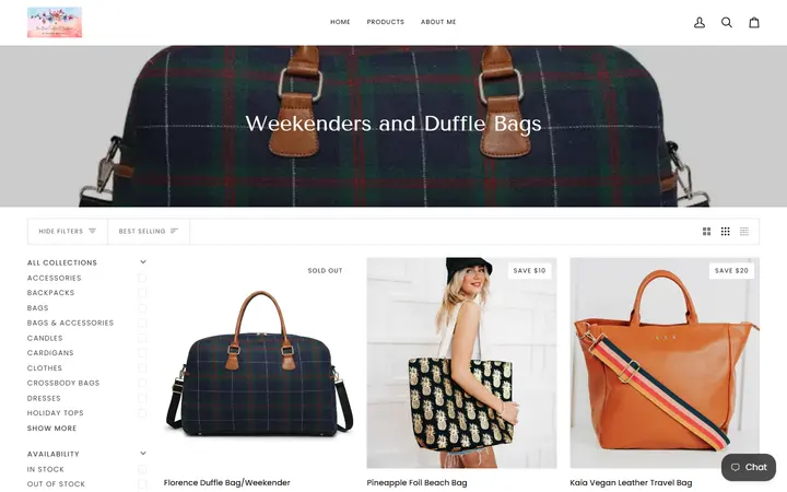 /collections/weekenders-and-duffle-bags — Mae Made Creations & Boutique
