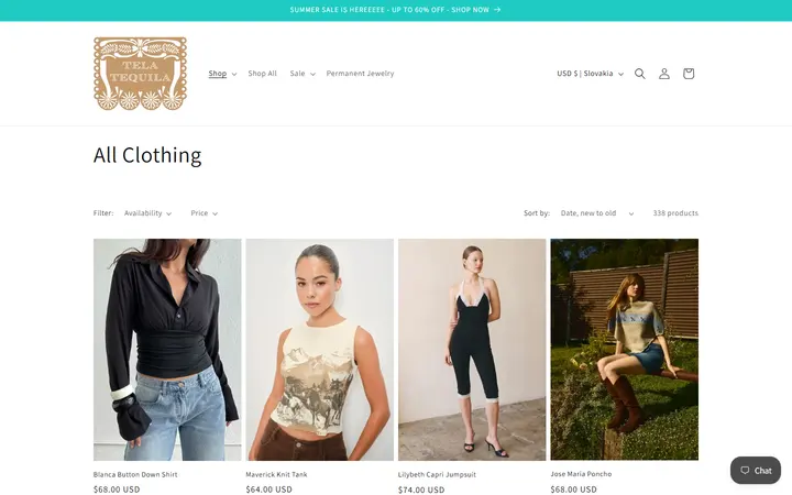/collections/all-clothing-1 — Tela Tequila