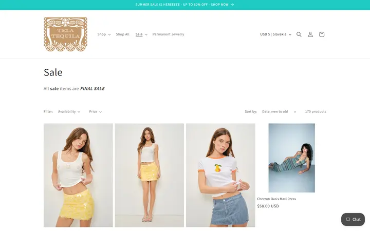 /collections/sale — Tela Tequila