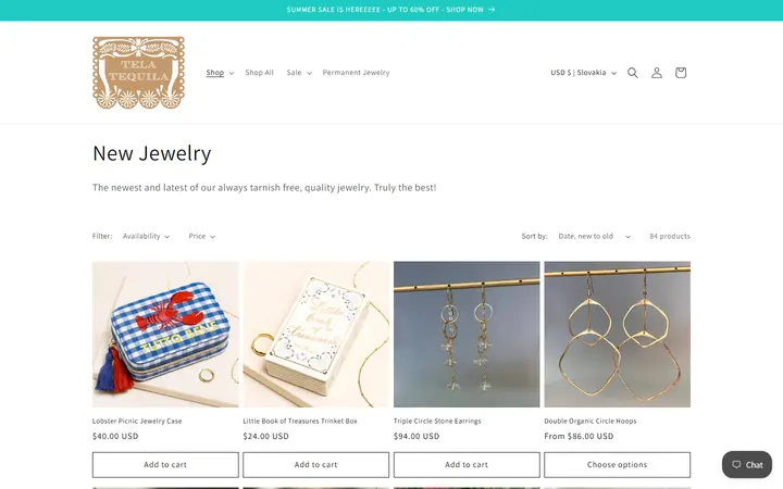/collections/new-jewelry — Tela Tequila