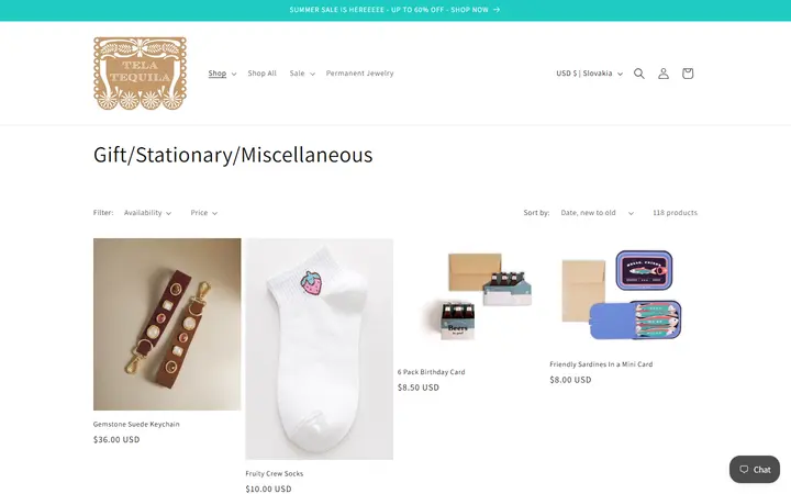 /collections/gift-stationary-miscellaneous — Tela Tequila