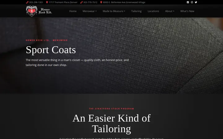 /MensSportCoatsDenver — Homer Reed Ltd.