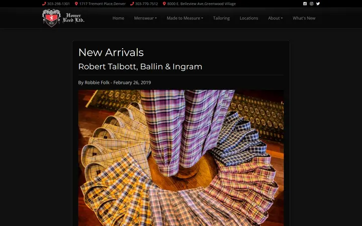 /blog/17947/New-Arrivals — Homer Reed Ltd.