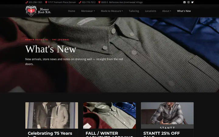 /whats-new — Homer Reed Ltd.