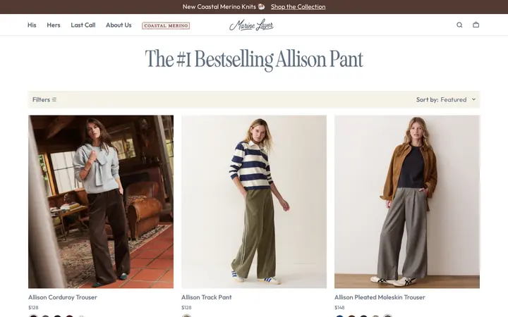 /collections/allison-pant-collection — Marine Layer