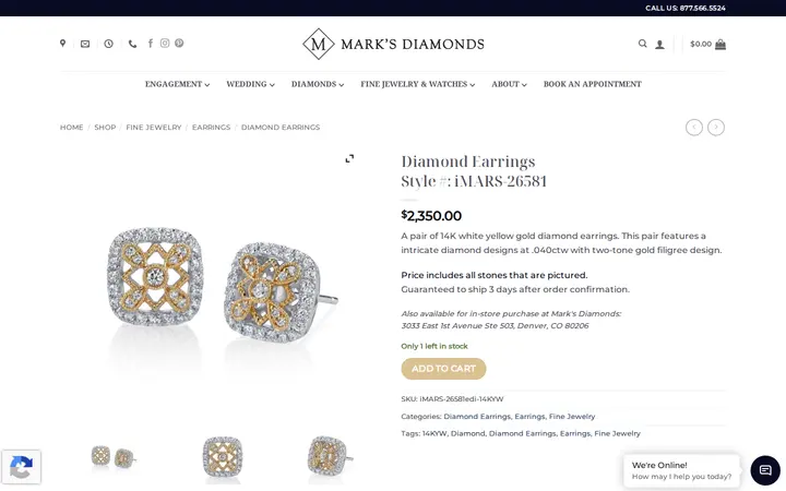 /shop/fine-jewelry/earrings/diamond-earrings/diamond-earrings-style-imars-26581 — Mark's Diamonds