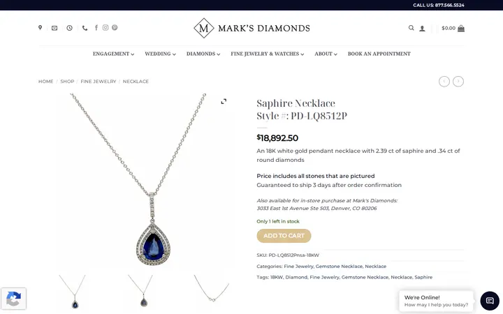 /shop/fine-jewelry/necklace/saphire-necklacestyle-pd-lq8512p — Mark's Diamonds