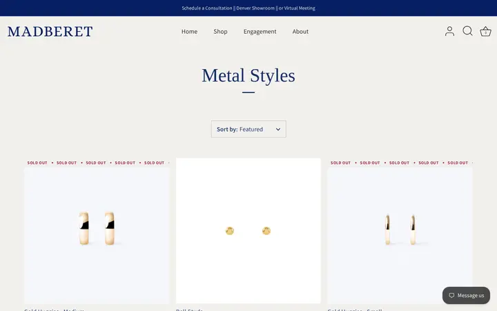 /collections/metal-styles — Madberet