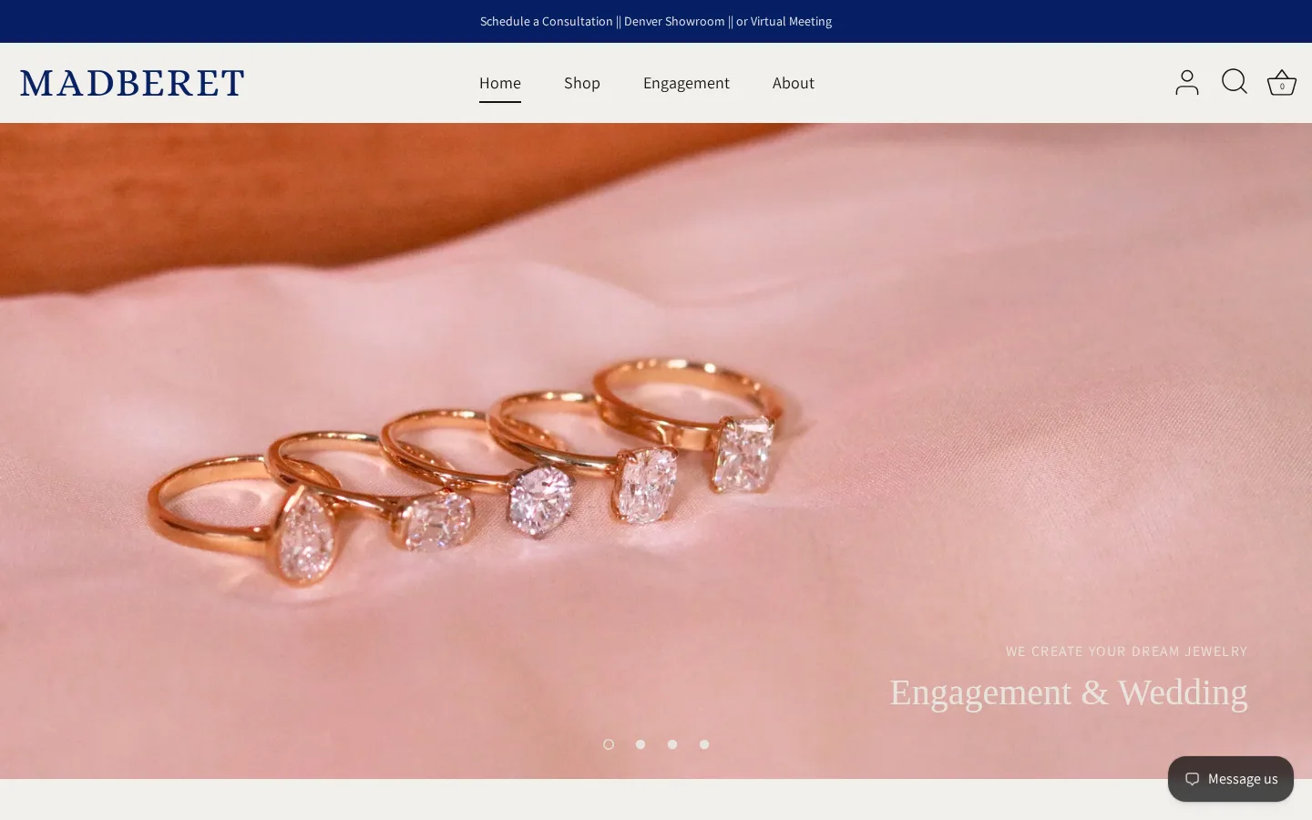 Captured website of Madberet
