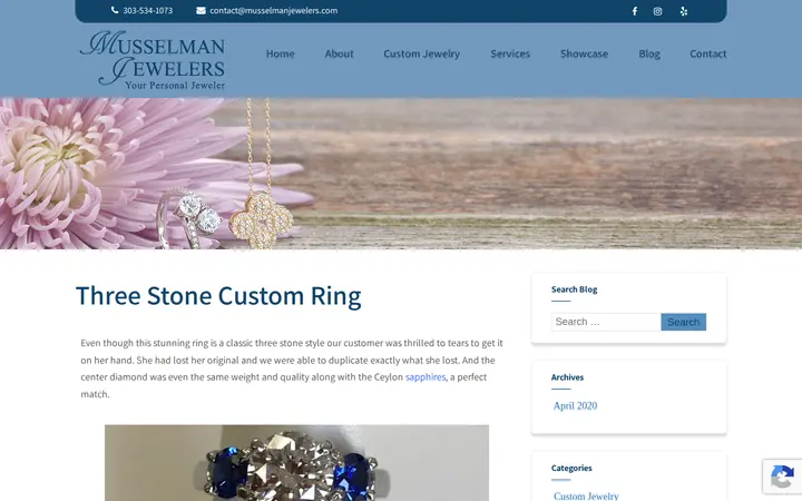 /three-stone-custom-ring — Musselman Jewelers