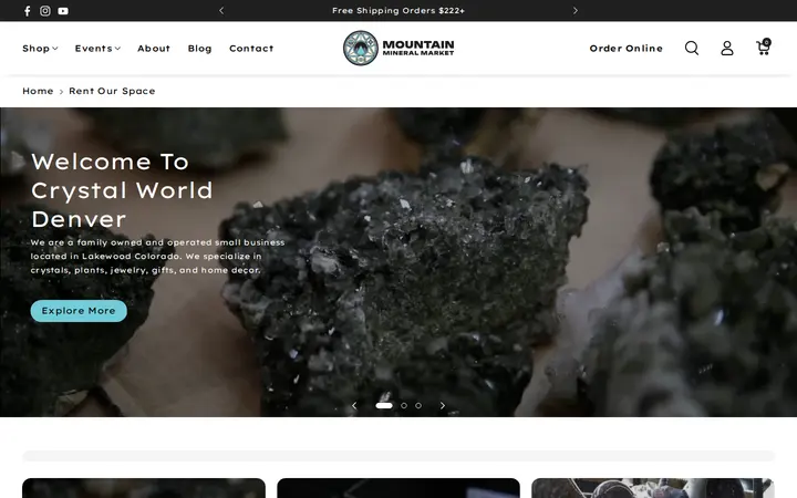 /pages/rent-our-space — Mountain Mineral Market