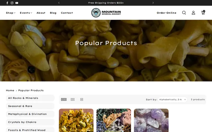 /collections/popular-products — Mountain Mineral Market
