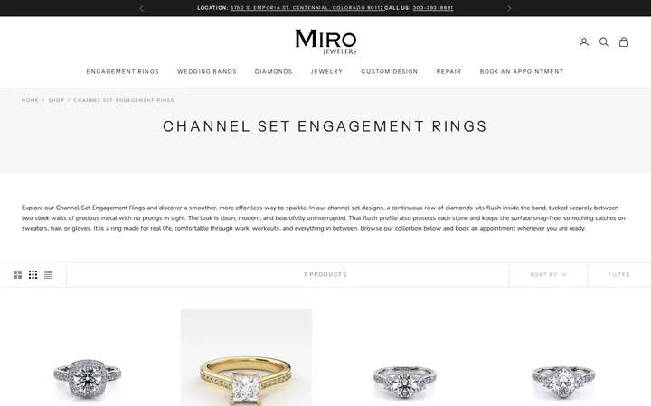 /collections/channel-set-engagement-rings — Miro Jewelers