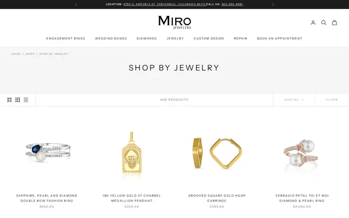 /collections/shop-by-jewelry — Miro Jewelers