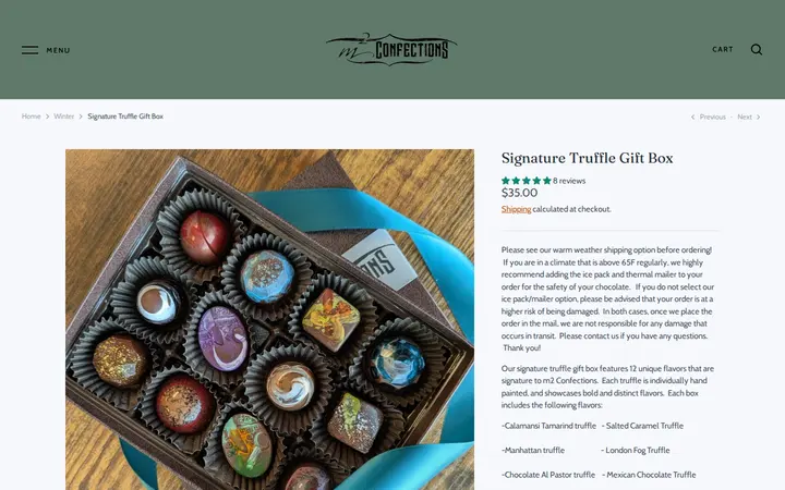 /collections/winter/products/holiday-truffle-gift-box — M2 Confections