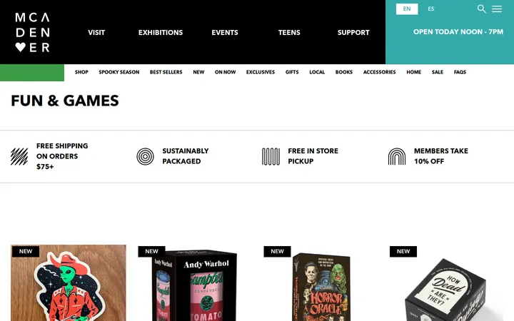 /shop/collection/novelties-gifts — MCA Shop