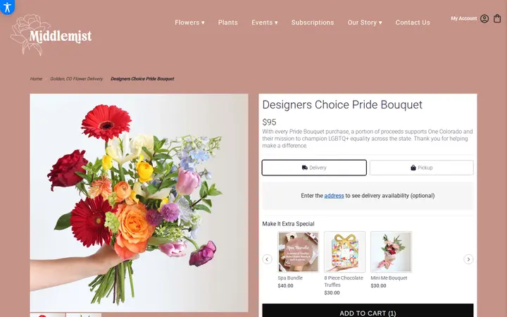 /golden-middlemist/designers-choice-pride-bouquet.html — Middlemist