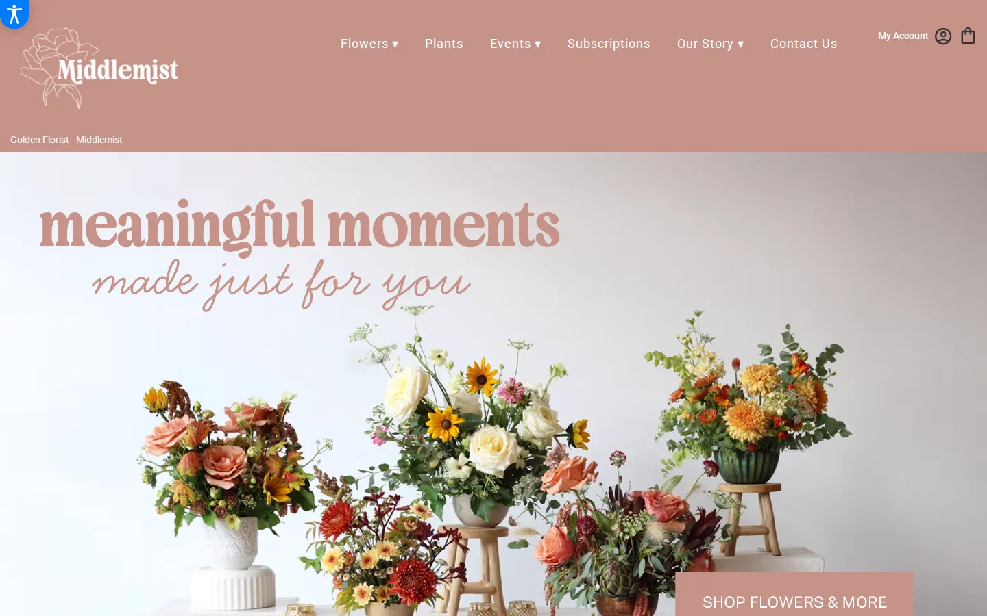 Captured website of Middlemist