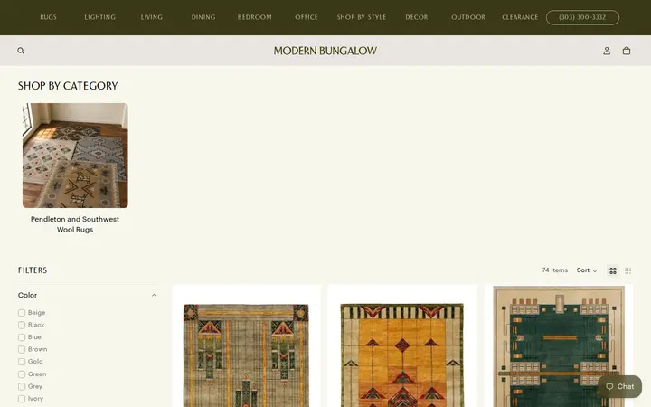 /collections/mission-style-area-rugs — Modern Bungalow Furniture And Design
