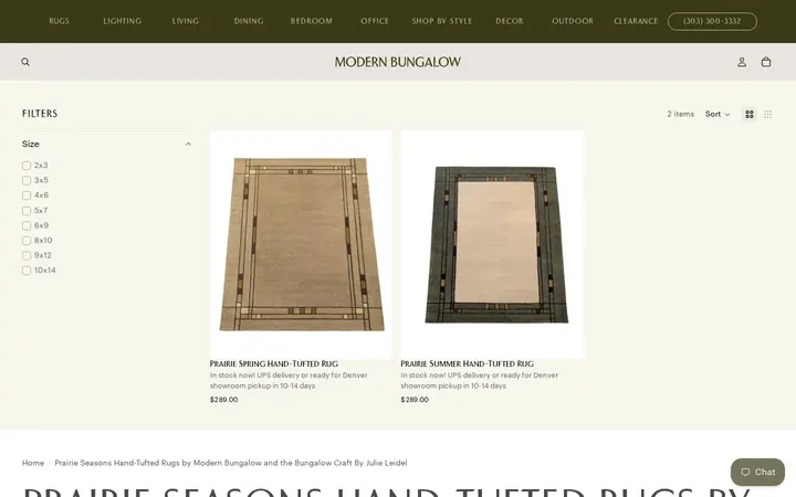 /collections/prairie-seasons-hand-tufted-rugs-by-modern-bungalow-and-the-bungalow-craft-by-julie-leidel — Modern Bungalow Furniture And Design