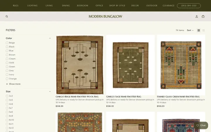 /collections/hand-knotted-rugs — Modern Bungalow Furniture And Design