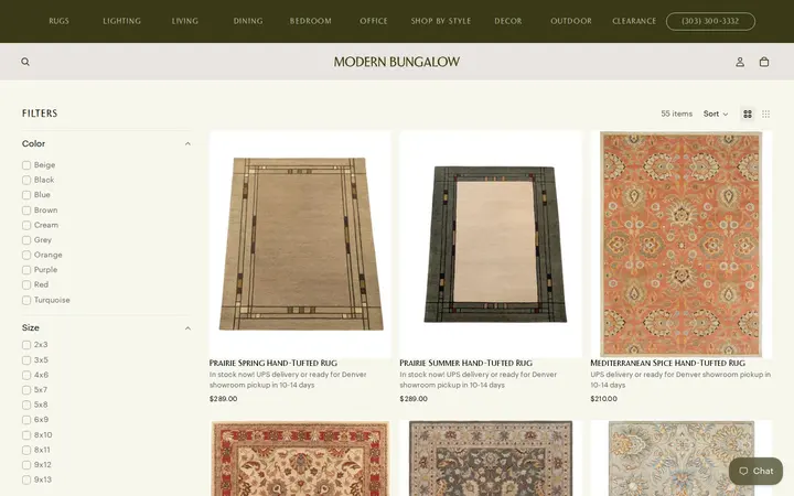 /collections/hand-tufted-wool-rugs — Modern Bungalow Furniture And Design