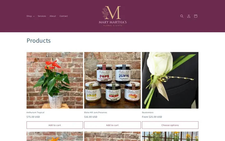 /collections/all — Mary Martha's Floral & Gifts