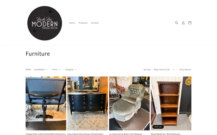 /collections/furniture — Make Me Modern Decor