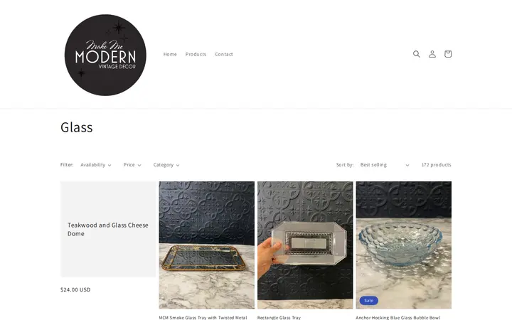 /collections/glass — Make Me Modern Decor